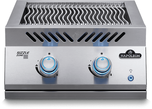 Napoleon Built-In 700 Series Dual Infrared Burner With Stainless Steel Cover