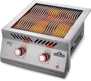 Napoleon Built-In 700 Series Dual Infrared Burner With Stainless Steel Cover