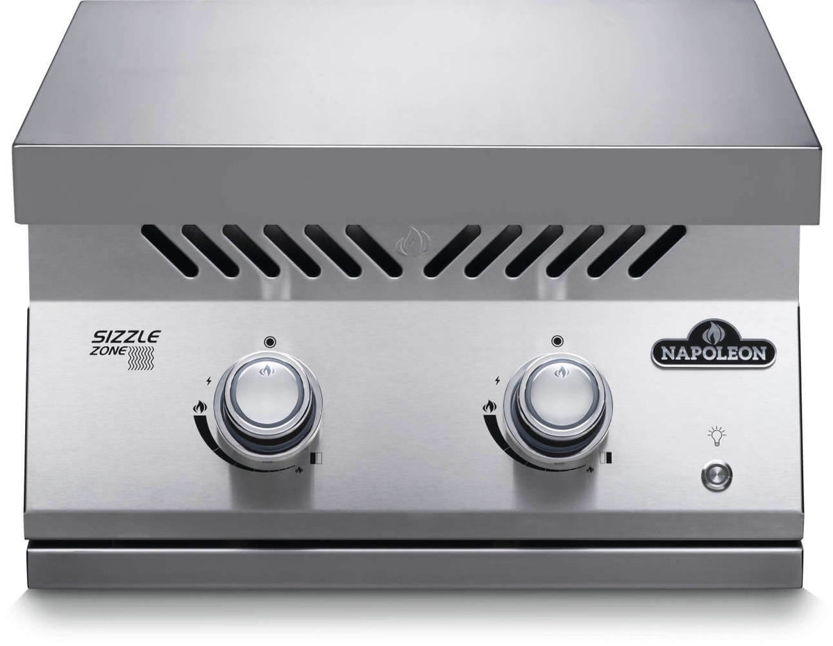 Napoleon Built-In 700 Series Dual Infrared Burner With Stainless Steel Cover